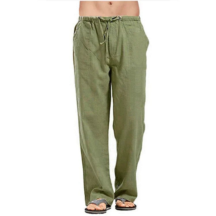 Bordeaux™ - Pantalons d'Été en Coton et Lin