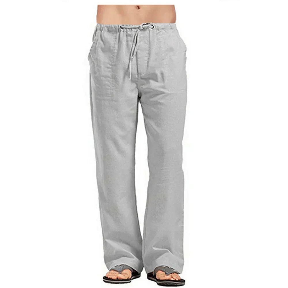 Bordeaux™ - Pantalons d'Été en Coton et Lin