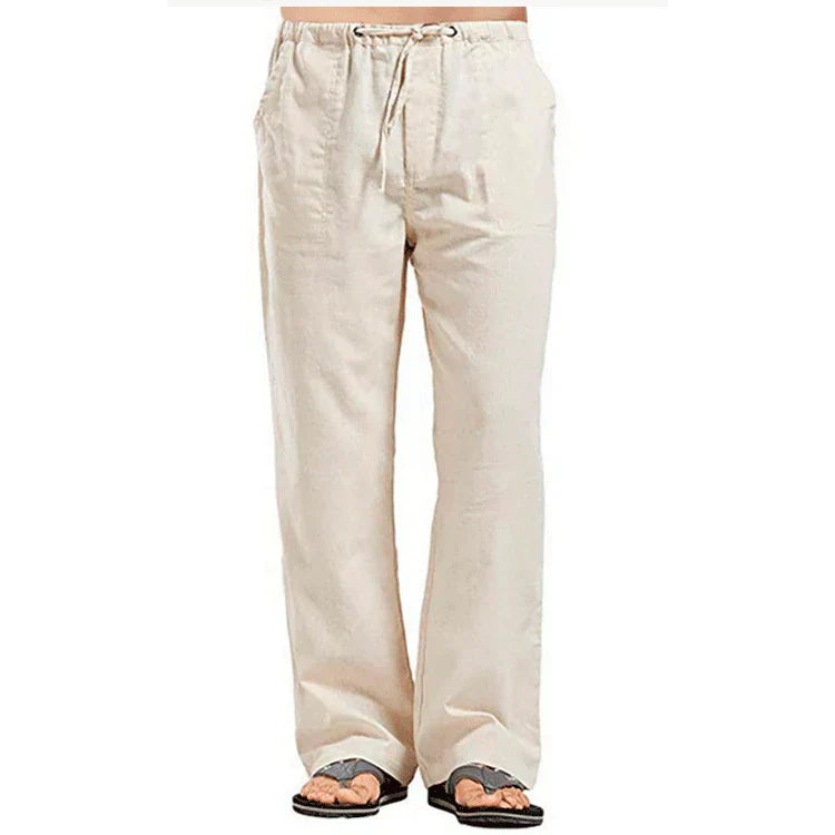 Bordeaux™ - Pantalons d'Été en Coton et Lin