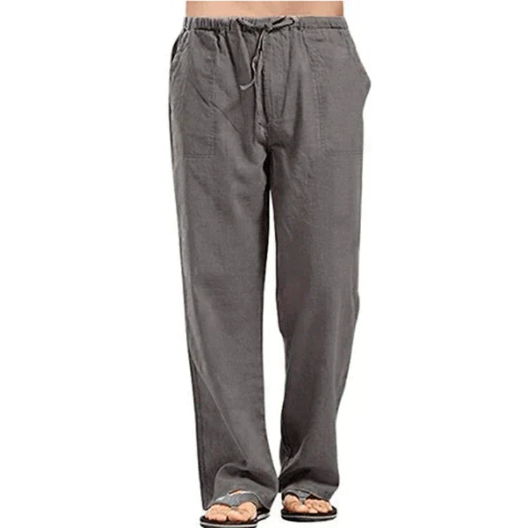 Bordeaux™ - Pantalons d'Été en Coton et Lin
