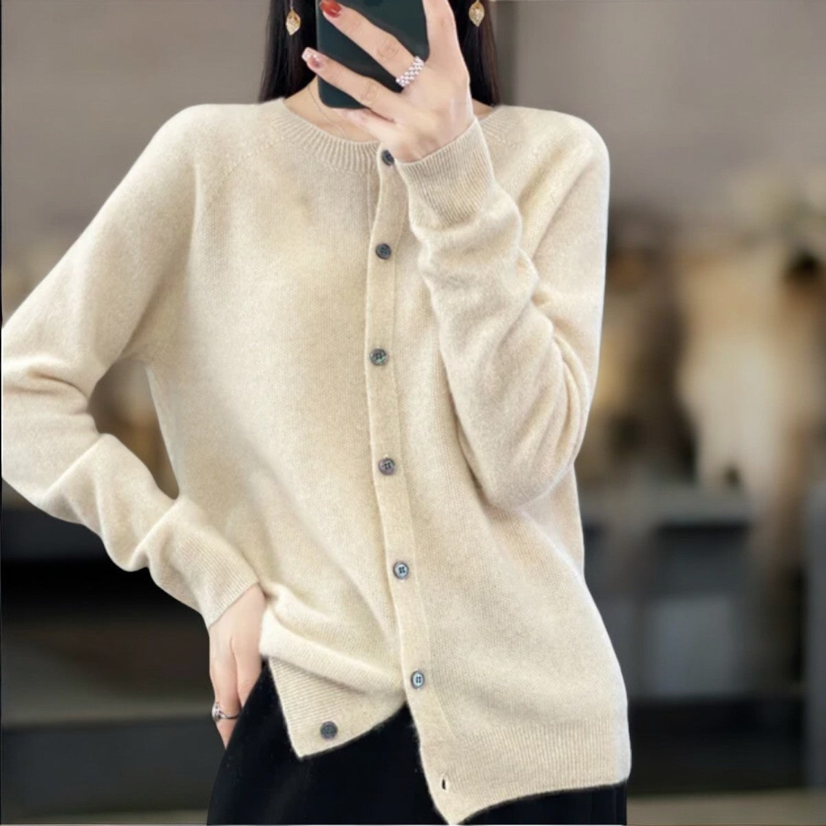 Annika | Cardigan Tricoté Confortable