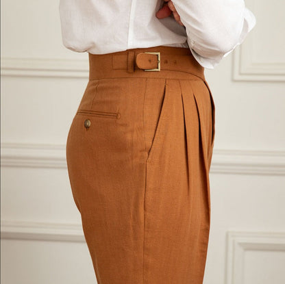 Monza™ - Pantalon en Lin Droit