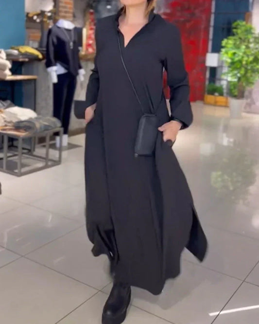 Evita | Robe Longue en Jersey Doux