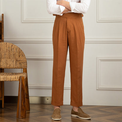 Monza™ - Pantalon en Lin Droit