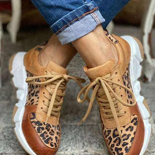 HELENE - CHAUSSURES EN LEOPARD POUR LE CONFORT