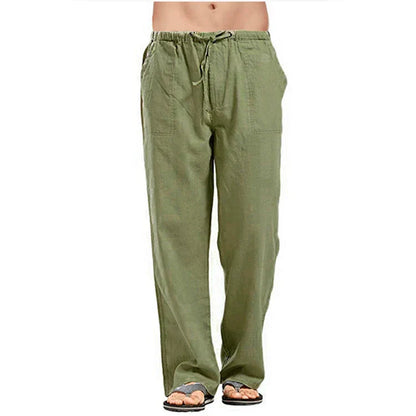 Bordeaux™ - Pantalons d'Été en Coton et Lin