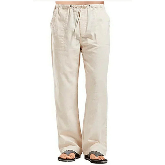 Bordeaux™ - Pantalons d'Été en Coton et Lin